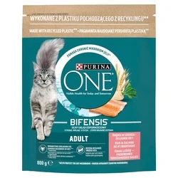 Ξηρά Τροφή Γάτας Purina One Bifensis Adult Salmon 800 g