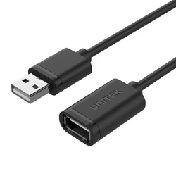 Καλώδιο USB Unitek Y-C418GBK 5 m USB 2.0 Type-A Black