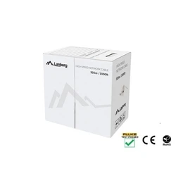 Καλώδιο Δικτύου Lanberg LCU6-12CU-0305-S 305 m Cat6 U/UTP (UTP) Gray