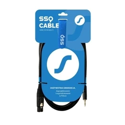 Καλώδιο Ήχου SSQ XLRMi3 - XLR female - Jack stereo 3,5 mm , 3 m