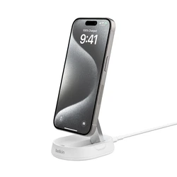 Ασύρματος Φορτιστής Belkin BoostCharge Pro White AC Fast charging Indoor