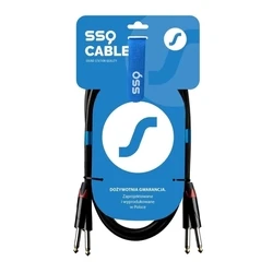Καλώδιο Ήχου SSQ JMJM3 - 2x Jack mono 6,3 mm - 2x Jack mono 6,3 mm, 3 m