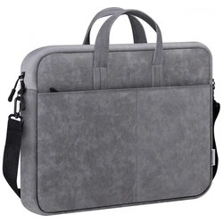Τσάντα Laptop Defender SOLID LEATHER BAG GREY 15.6"