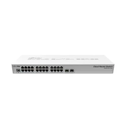 Network Switch Mikrotik CRS326-24G-2S+RM Managed L2 Gigabit (10/100/1000) Grey