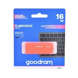 USB Flash 16GB Goodram UME3-0160O0R1 Type-A 3.2 Gen 1 (3.1 Gen 1) Orange