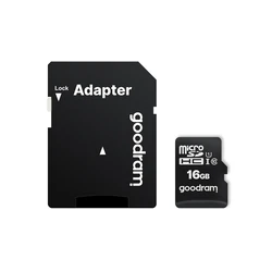 Κάρτα Μνήμης microSDHC 16GB Goodram M1AA-0160R12 Class 10 UHS-I