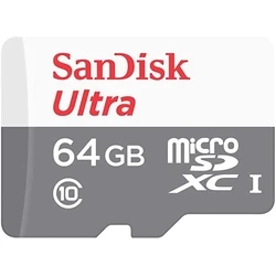 Κάρτα Μνήμης microSDXC 64GB SanDisk SDSQUNR-064G-GN3MN Class 10