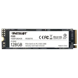 Σκληρός Δίσκος M.2 SSD 128GB SSD Patriot P300 PCI-EX4 NVME