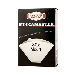 Φίλτρα Καφέ Moccamaster Paper coffee filters Nr 1 disposable 80 pc(s)