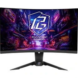 Monitor 27" ASRock PG27QRT2A Phantom Gaming 2560x1440 px QHD Black