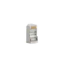 Βύσματα Lanberg PLS-5000 wire connector RJ-45 Stainless steel, Transparent
