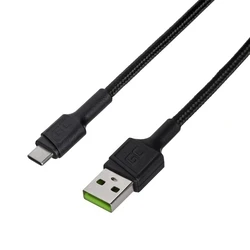 Καλώδιο USB Green Cell KABGC25 0.3 m A C Black
