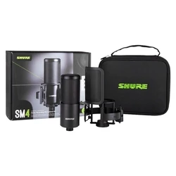 Μικρόφωνo Shure SM4-K-KIT - condenser, externally polarised, handle, popfilter, case