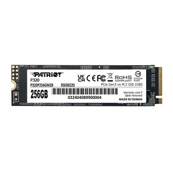 Σκληρός Δίσκος M.2 SSD 256GB Patriot VIPER P320 PCI-Ex4 NVMe 2.2GB/S (P320P256GM28)