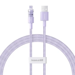 Καλώδιο Lightning Baseus Gem USB to IP 2.4A fast charging 1m Purple