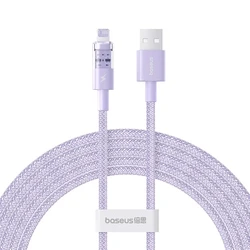Καλώδιο Lightning Baseus Gem USB to IP 2.4A fast charging 2m Purple