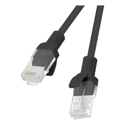 Καλώδιο Δικτύου Lanberg PCU5-20CC-0050-BK Black 0.5m Cat5e U/UTP (UTP)