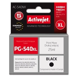 Μελάνι Συμβατό Activejet AC-540NX for Canon (PG-540XL) Supreme, 25 ml, Black