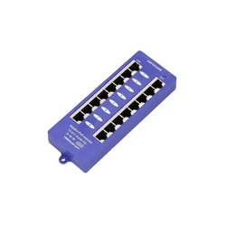 PoE Injector Extralink Gigabit 8 port 8x 1000Mb/s RJ45, Mode B