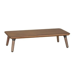 Βάση Monitor Maclean Wooden / Laptop (500x240x120mm), Black walnut, max. 20kg, MC-930