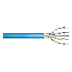 Καλώδιο Δικτύου Digitus Cat.6A, U/UTP, Dca, AWG 23/1, LSOH, 50m, blue installation