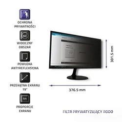 Φίλτρο Οθόνης Qoltec 51053 display privacy filters 48.3cm (19")