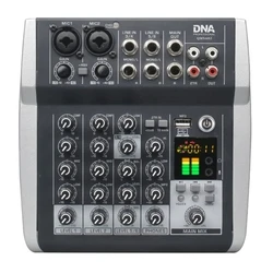 Κονσόλα Ήχου DNA QMX602 Analog Sound Mixer 6 Channels Blue