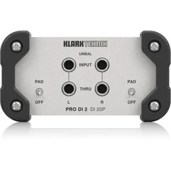 DI-Box Klark Teknik DI 20P passive stereo
