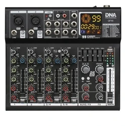 Κονσόλα Ήχου DNA QFX6 6-channel analog sound mixer with Bluetooth