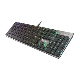 Πληκτρολόγιο Genesis Thor 420 RGB Gaming USB QWERTY US International Silver