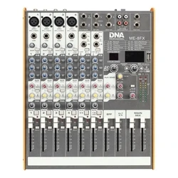 Κονσόλα Ήχου DNA ME-8FX Audio mixer, 8 channel, USB, Bluetooth