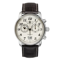 Ανδρικό Ρολόι Zeppelin 7684-5 Wrist Male Quartz Silver