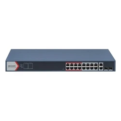Network Switch Hikvision DS-3E1318P-EI(B) Managed Fast (10/100) (PoE) Blue