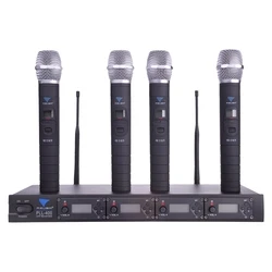 Μικρόφωνο Azusa PLL-400 UHF 4 Set 4 Channels