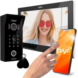 Θυροτηλεφώνο Eura VDP-99C5 Black, WiFi, RFID, TUYA