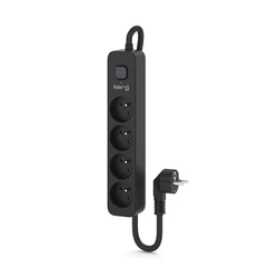 Πολύπριζο Kerg with circuit breaker-4 sockets 16A 5m