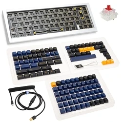 Πληκτρολόγιο Ενσύρματο Ducky Outlaw 65 USB US English Silver