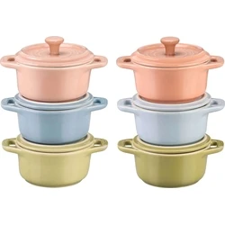 Σετ Μαγειρικά Σκεύη Set 6x Mini cocotte round 10 cm, multicolor