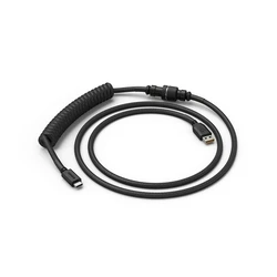 Πληκτρολόγιο Ενσύρματο Glorious Coiled Phantom Black, USB-C to USB-A, 1.37m - Black