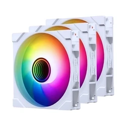 Case Fan 14cm Phanteks M25 Gen2 PWM D-RGB Fan 3-Pack - Reverse Blade, White