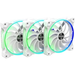 Case Fan 14cm Alpenfoehn Wing Boost 3 ARGB High Speed - White, 3 pc(s)