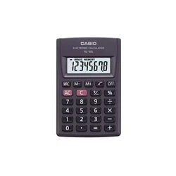 Αριθμομηχανή Casio HL-4A-B 8-digit pocket 56x87mm Black