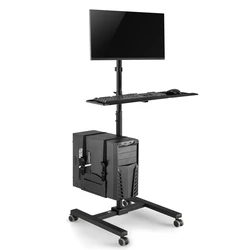 Βάση Monitor Maclean stand, station on wheels, max 17"-32", max 20kg, MC-793