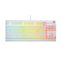 Gaming Πληκτρολόγιο Steelseries Apex 3 TKL US, White