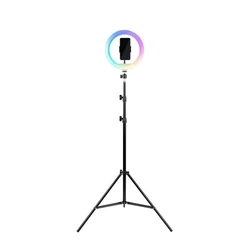 Ring Light Havit ST7026 - tripod with RGB light ring, Black