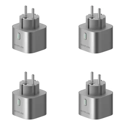 Smart Plug Ecoflow EFA-SMARTPLUG-EU-4P Home Silver