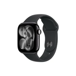 Smartwatch Apple Watch Series 11 GPS + Cellular 42mm Jet Black Aluminium with Black Sport - M/L