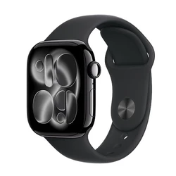 Smartwatch Apple Watch Series 11 GPS 42mm Jet Black Aluminium with Black Sport - S/M