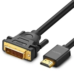 Καλώδιο HDMI Ugreen HD106 DVI 24+1 pin/HDMI FHD 60Hz 1.5m (black)