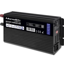 Φορτιστής Μπαταρίας Αυτοκινήτου Qoltec Monolith for LiFePO4 AGM GEL SLA / 40A / 12V